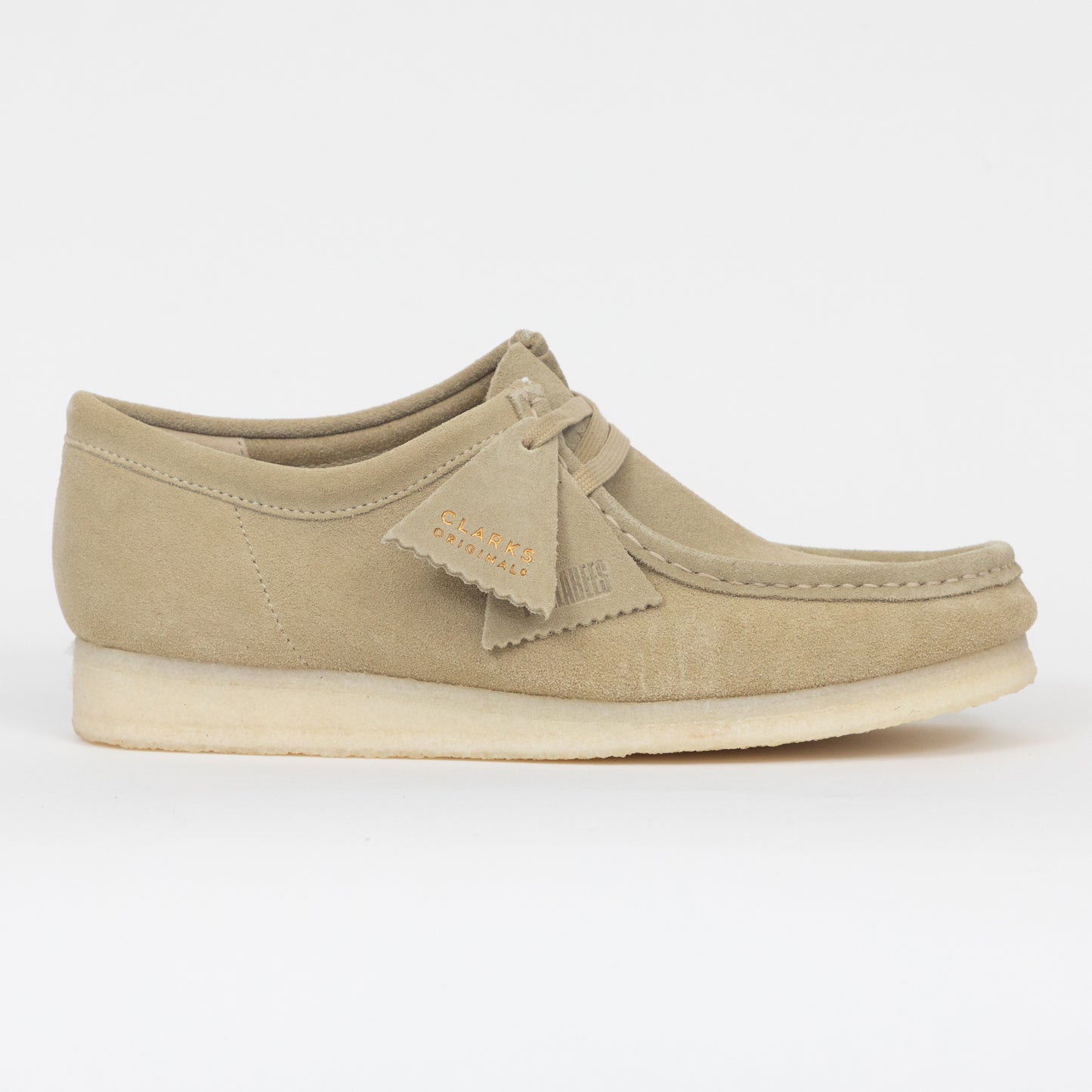 CLARKS ORIGINALS Wallabee Suede Shoes in BEIGE