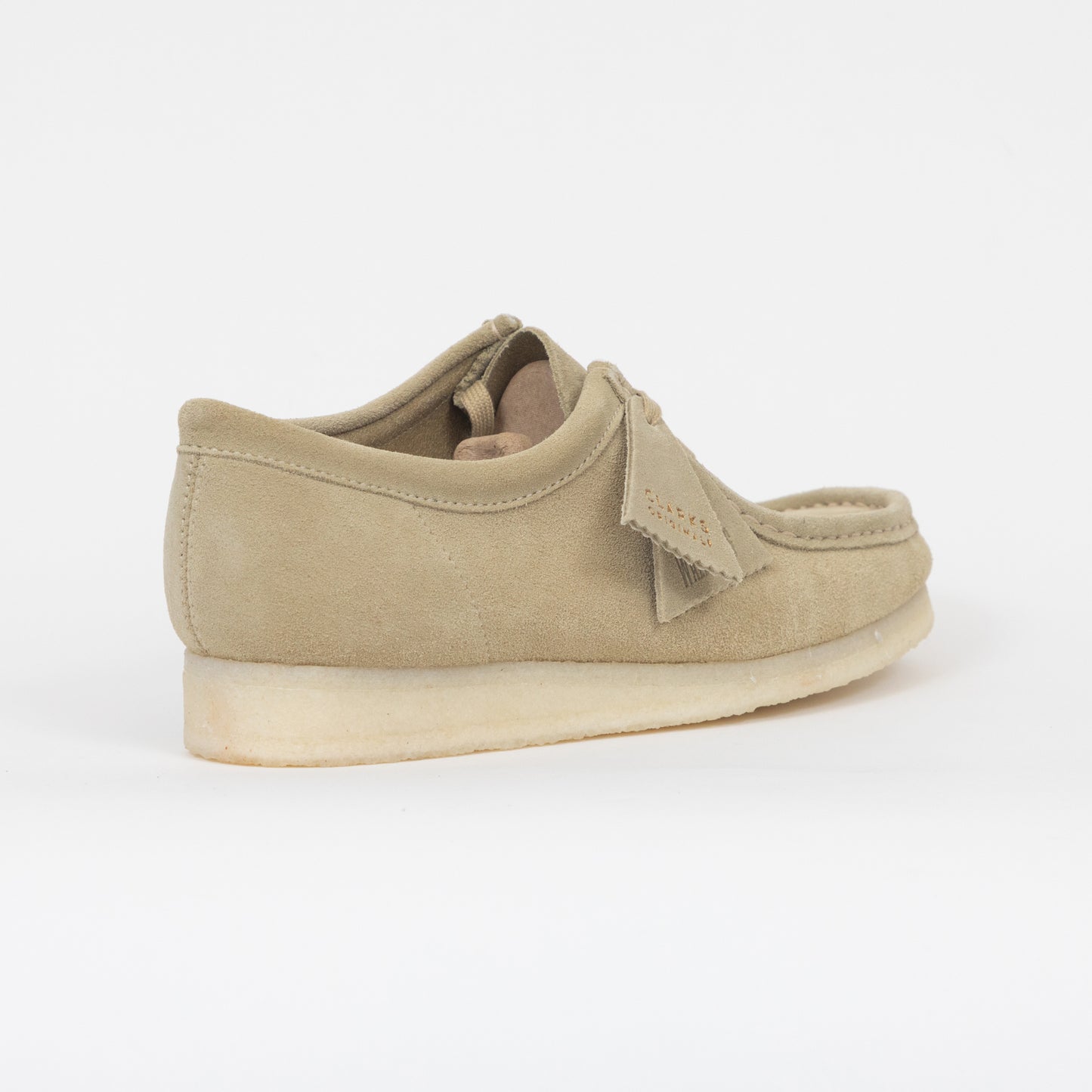 CLARKS ORIGINALS Wallabee Suede Shoes in BEIGE