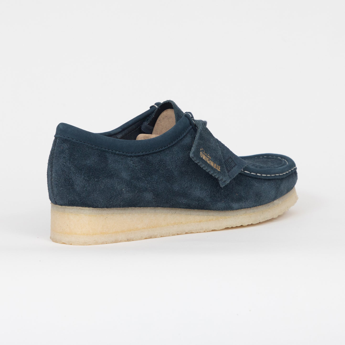 CLARKS ORIGINALS Wallabee Suede Shoes in BLUE
