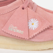 Womens CLARKS ORIGINALS Wallabee Suede Shoes in PINK