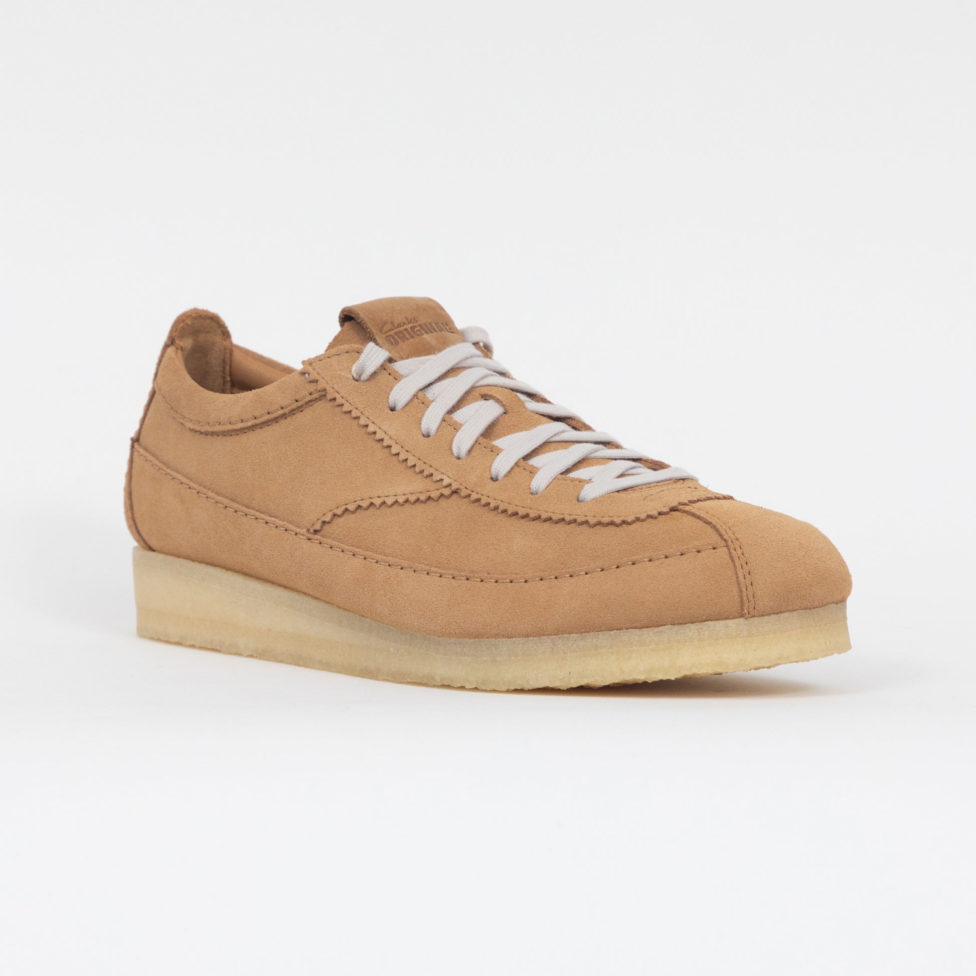 CLARKS ORIGINALS Wallabee Tor Suede Shoes in Tan – Timeless
