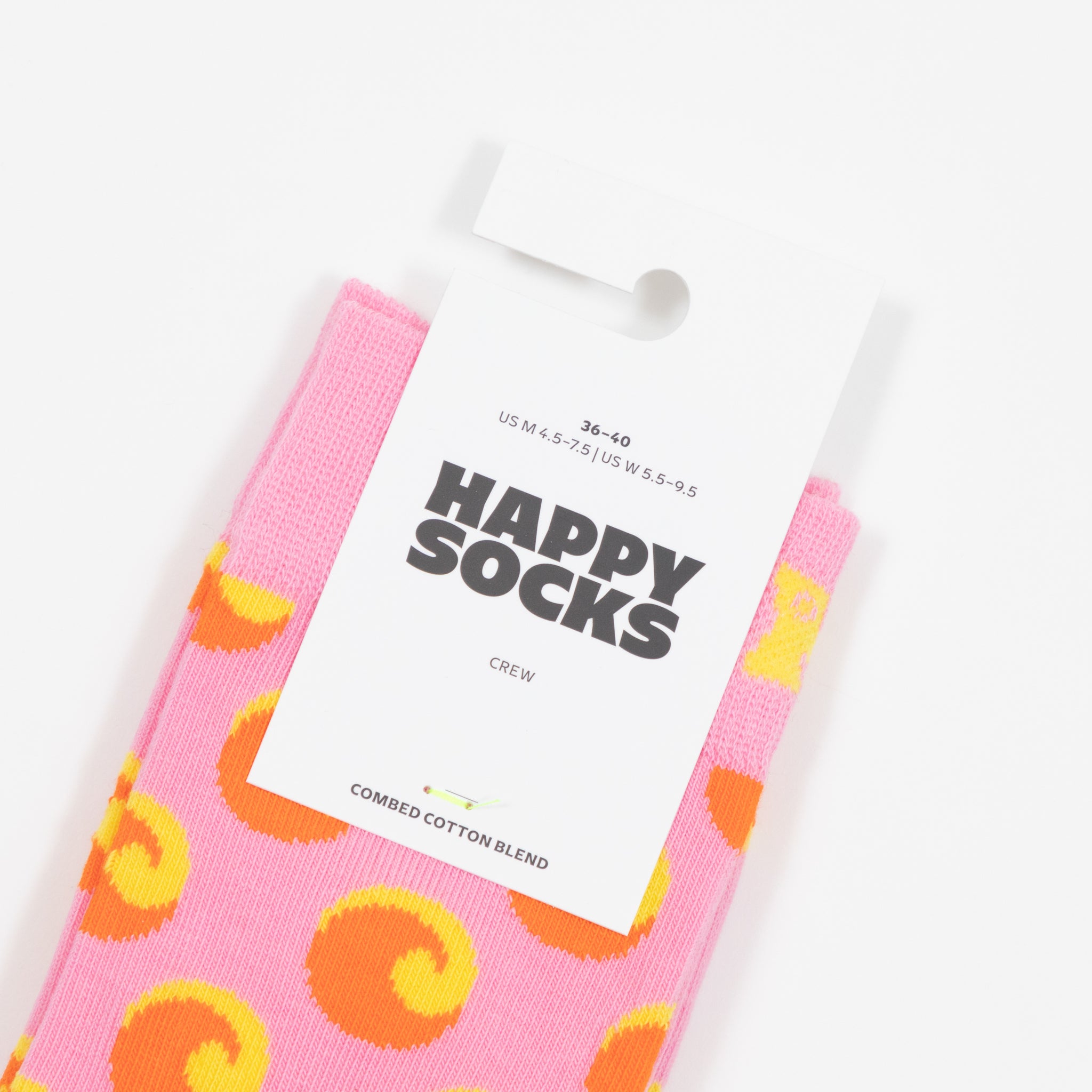 HAPPY SOCKS Wave Big Dot Socks in PINK
