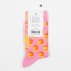 HAPPY SOCKS Wave Big Dot Socks in PINK