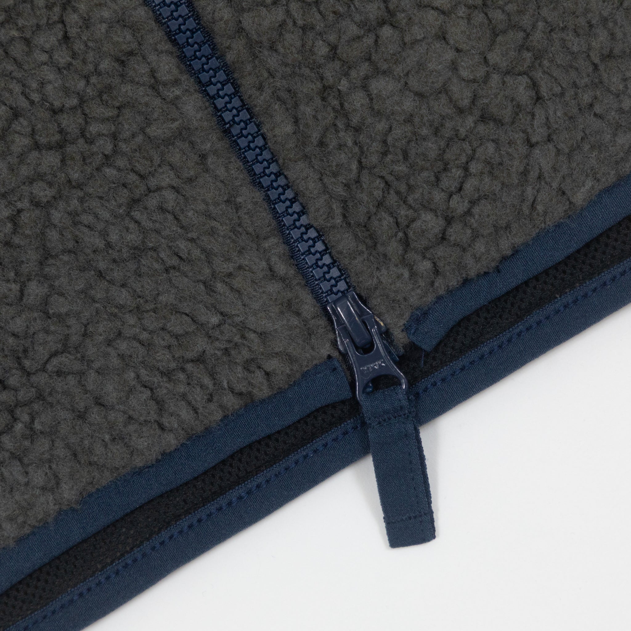 KAVU Wayside Full Zip Fleece in OCEAN STORM