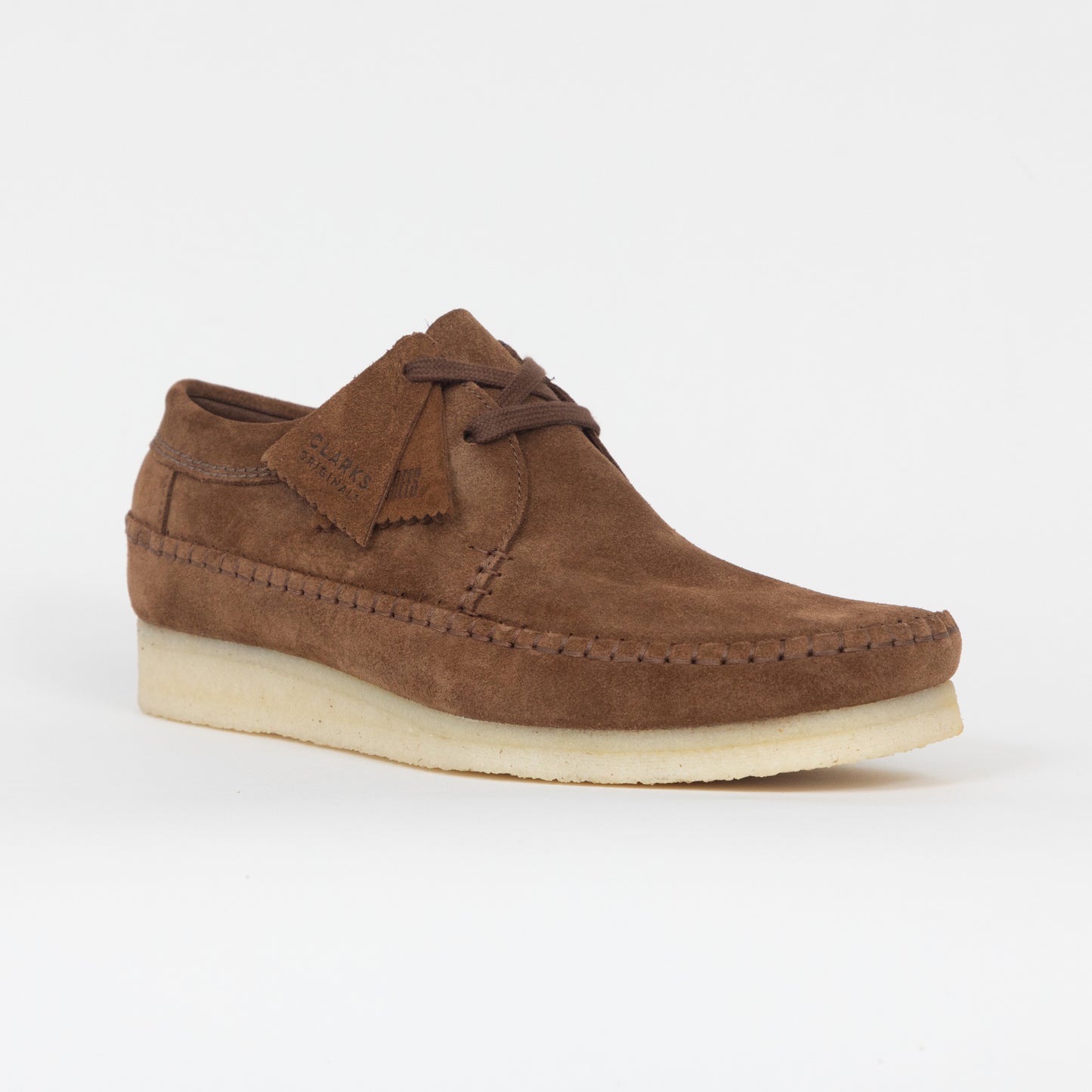 CLARKS ORIGINALS Weaver Suede Shoes in BROWN