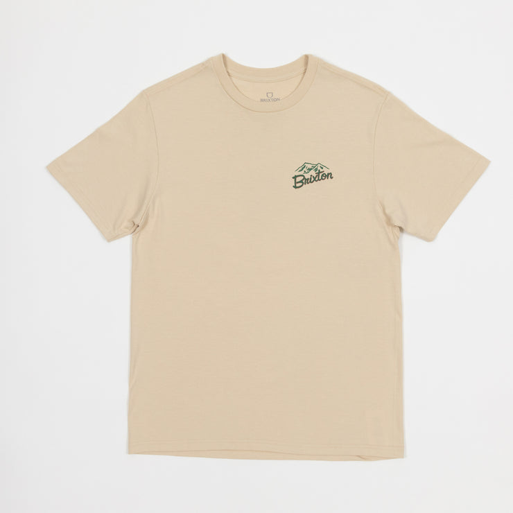 BRIXTON Welton Short Sleeve Graphic T-Shirt in CREAM