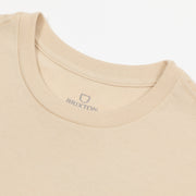BRIXTON Welton Short Sleeve Graphic T-Shirt in CREAM