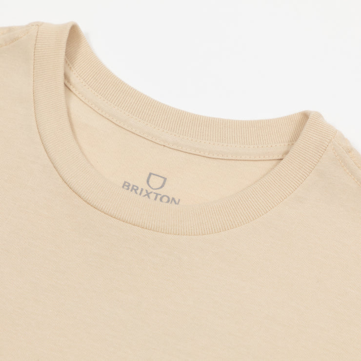 BRIXTON Welton Short Sleeve Graphic T-Shirt in CREAM