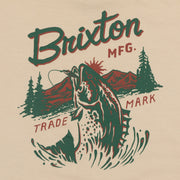 BRIXTON Welton Short Sleeve Graphic T-Shirt in CREAM
