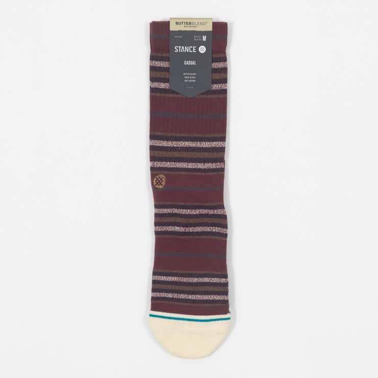STANCE Wilfred Socks in MAROON