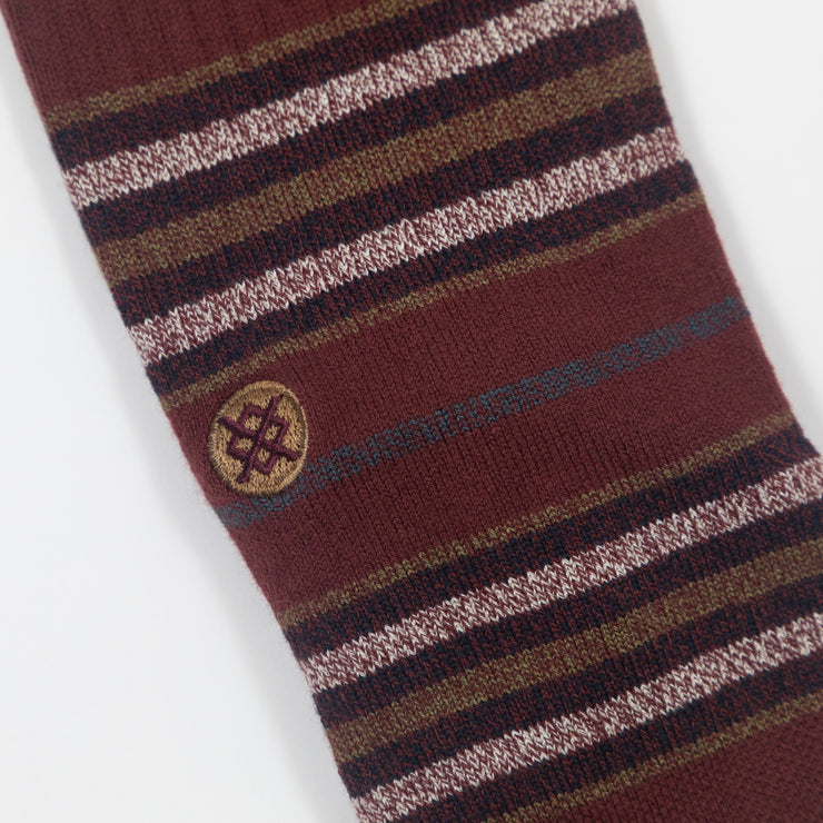 STANCE Wilfred Socks in MAROON