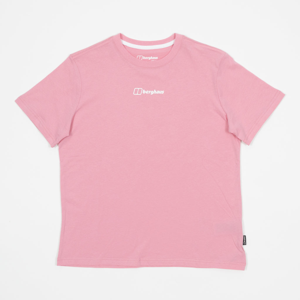 Women's BERGHAUS Nature Essential Graphic T-Shirt in PINK LAKE
