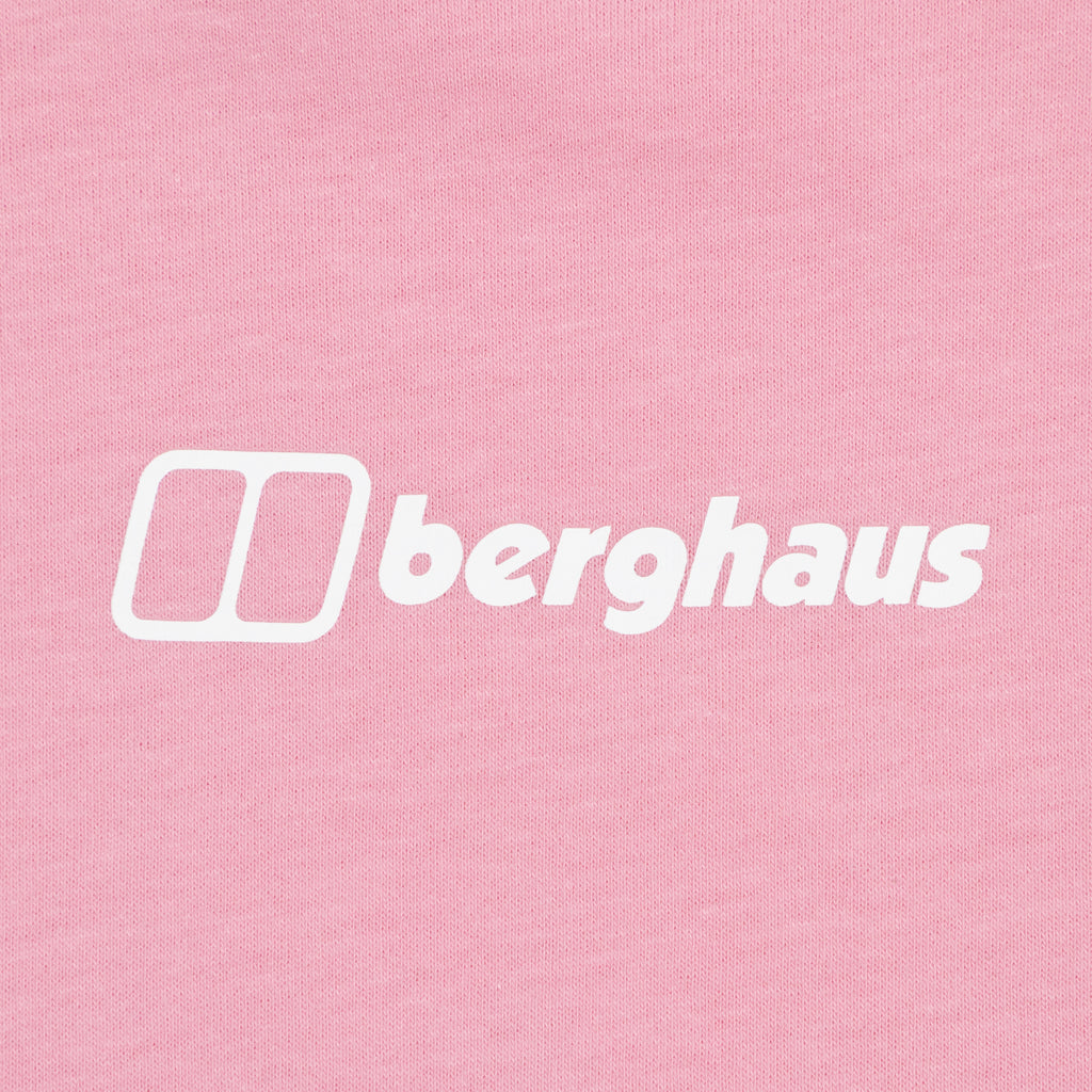 Women's BERGHAUS Nature Essential Graphic T-Shirt in PINK LAKE