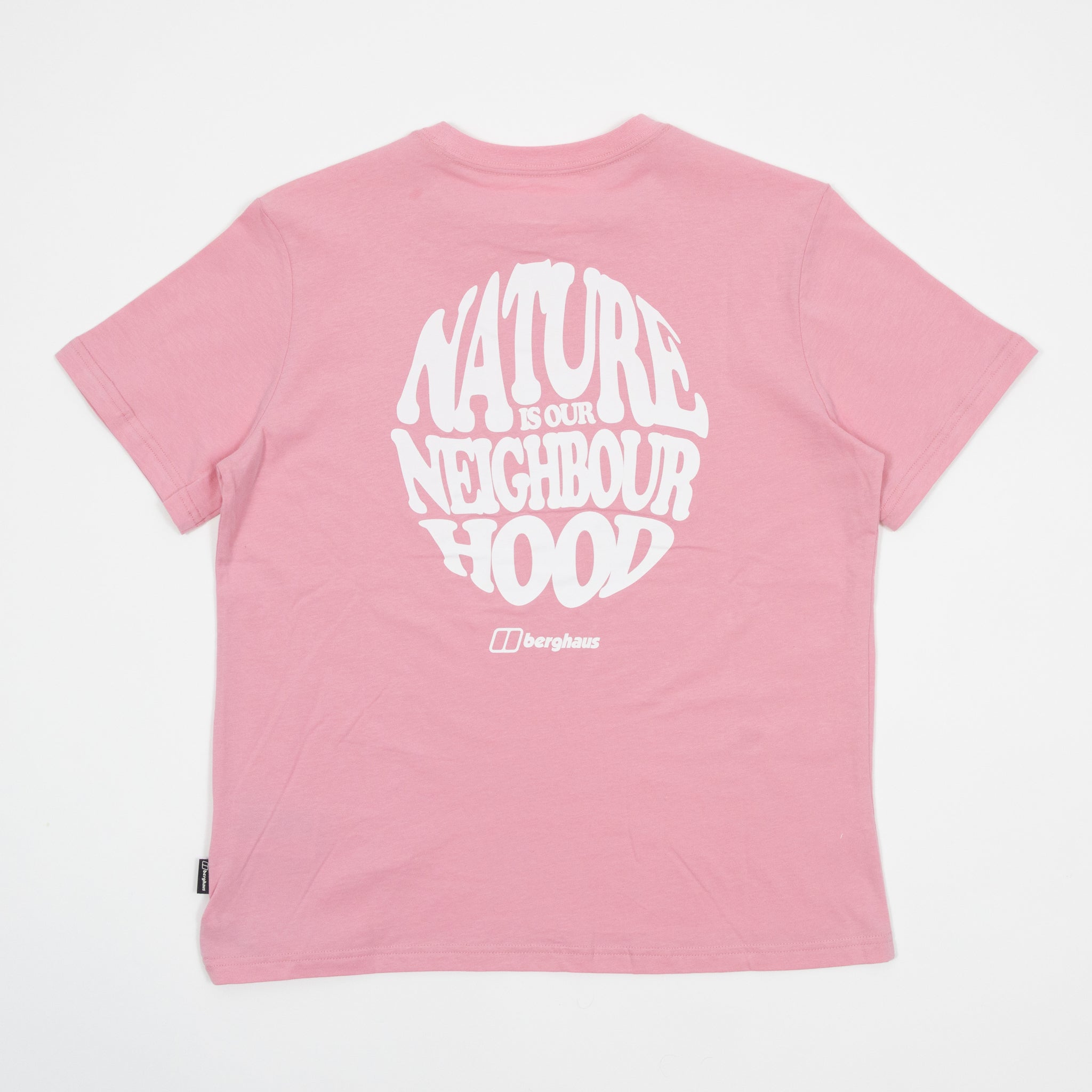 Women's BERGHAUS Nature Essential Graphic T-Shirt in PINK LAKE