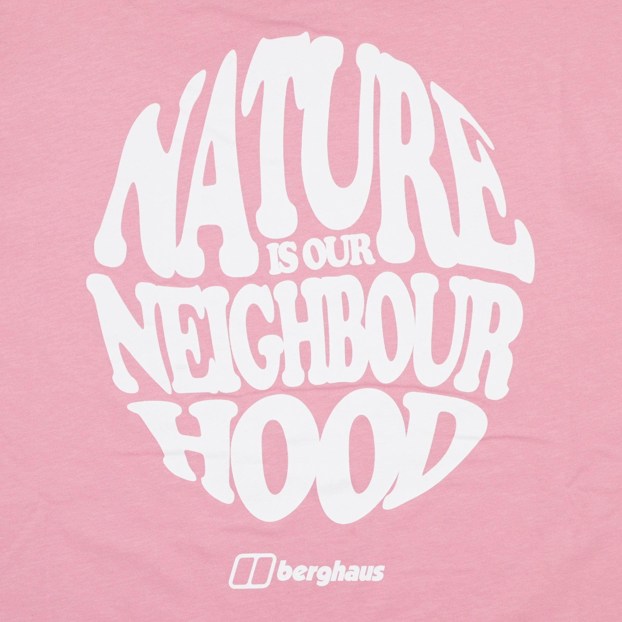 Women's BERGHAUS Nature Essential Graphic T-Shirt in PINK LAKE