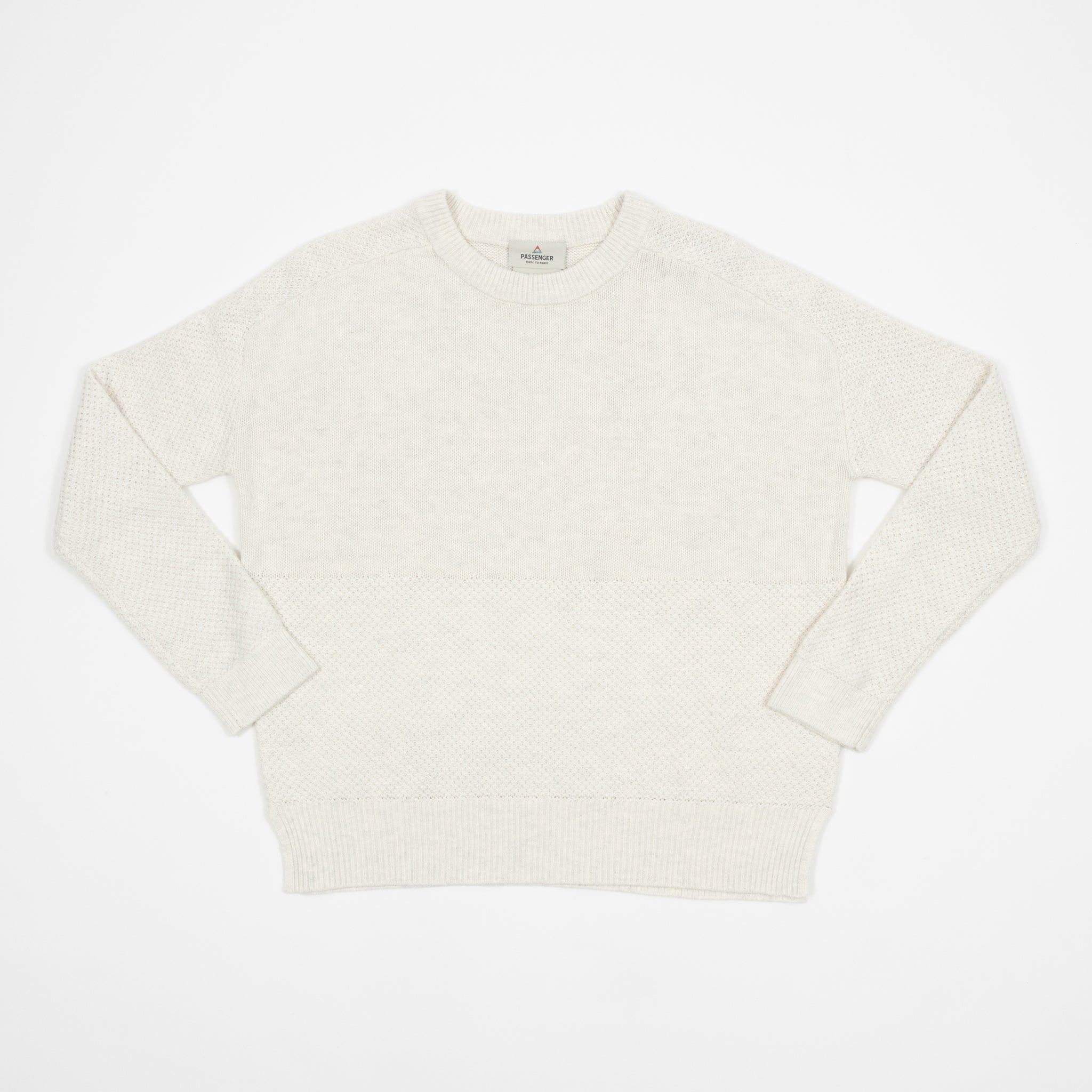 Women's PASSENGER Cove Knitted Jumper in OFF WHITE