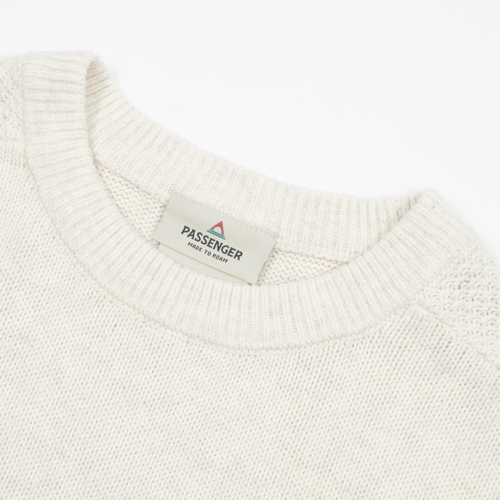 Women's PASSENGER Cove Knitted Jumper in OFF WHITE