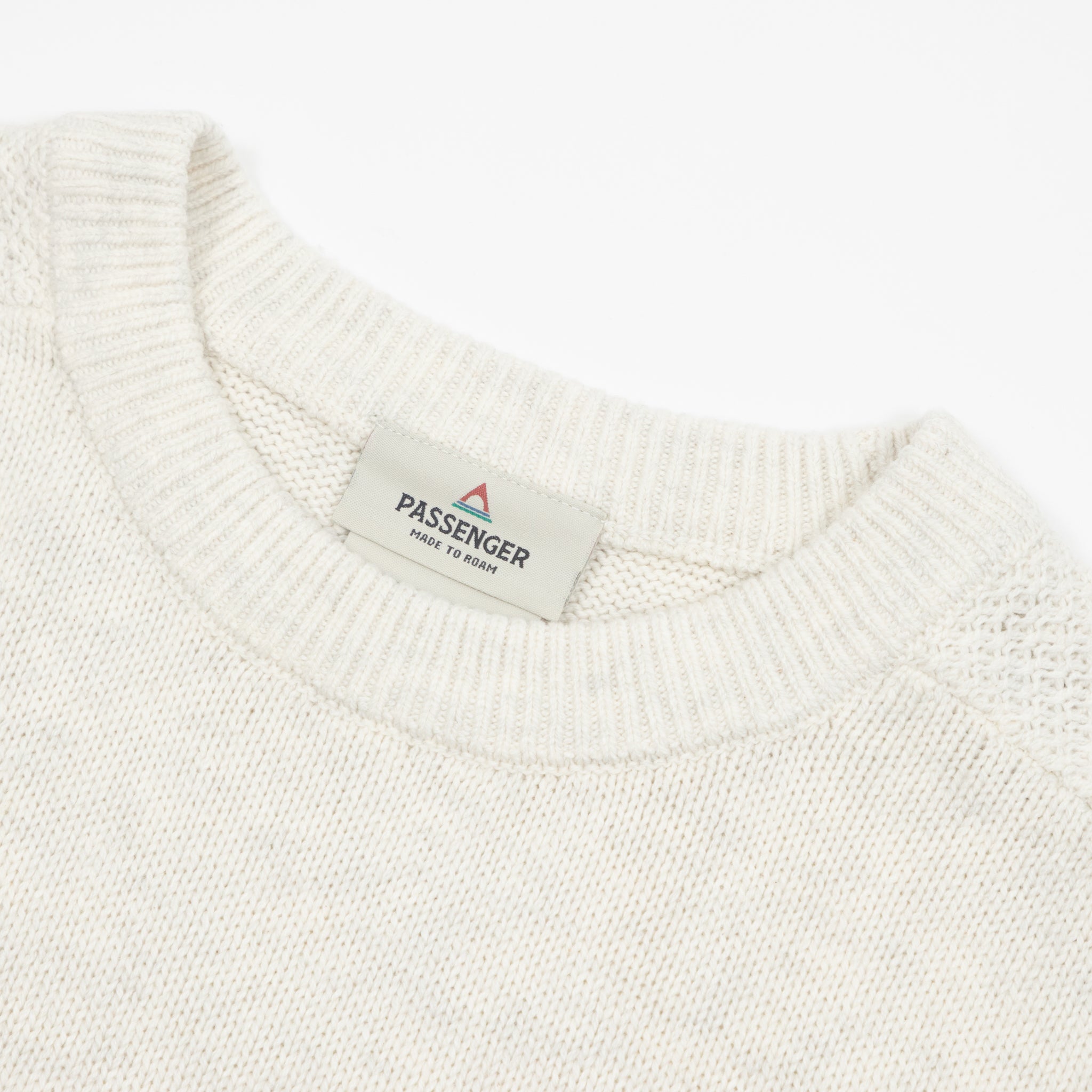 Women's PASSENGER Cove Knitted Jumper in OFF WHITE