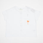 Women's PASSENGER Stack Pocket T-Shirt in WHITE