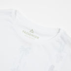 Women's PASSENGER Stack Pocket T-Shirt in WHITE