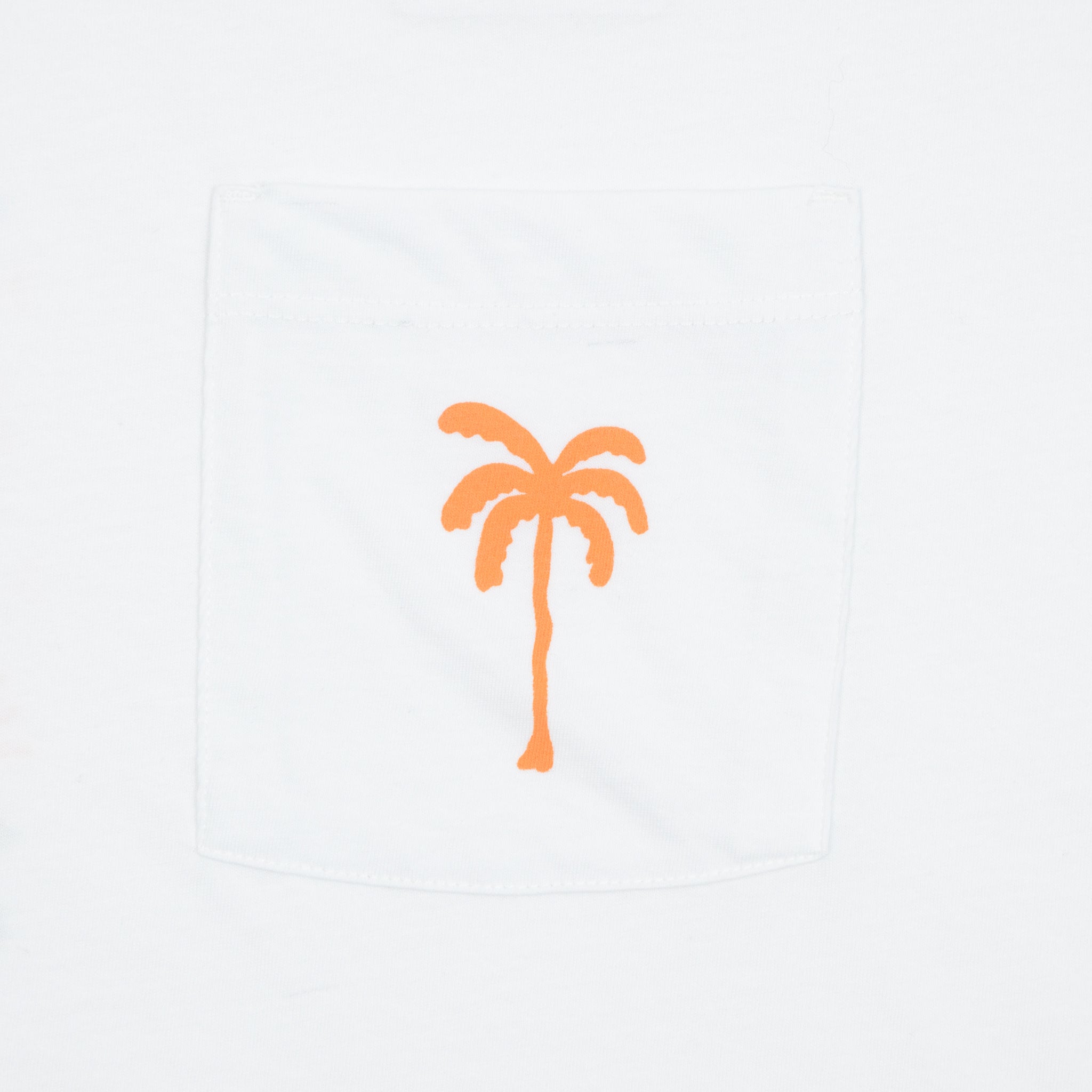 Women's PASSENGER Stack Pocket T-Shirt in WHITE