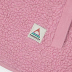 Women's PASSENGER Tawny Collarless Deep-Pile Sherpa Gilet in Pink Haze