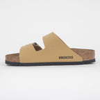 Womens BIRKENSTOCK Arizona Nubuck Sandle in LATTE CREAM