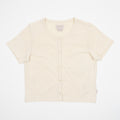 Womens BRIXTON Alice Button Down Knit in Cream