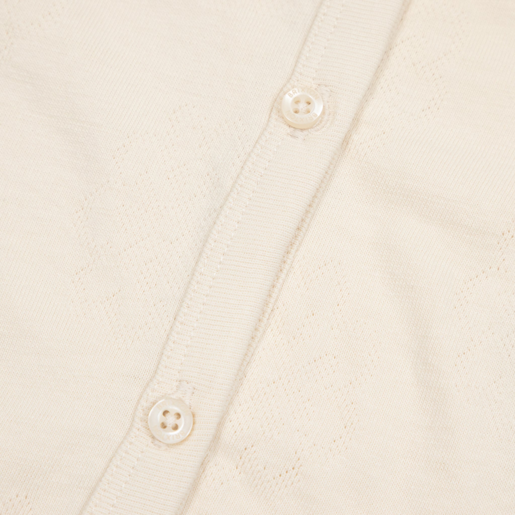 Womens BRIXTON Alice Button Down Knit in Cream