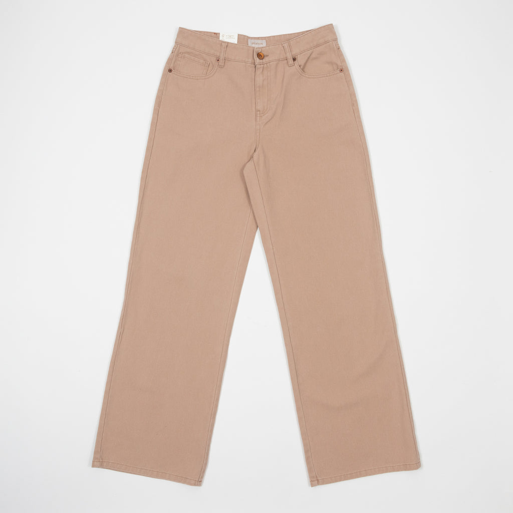 Women's BRIXTON Chloe 5 Pocket Pant in WASHED TIMELESS TAUPE