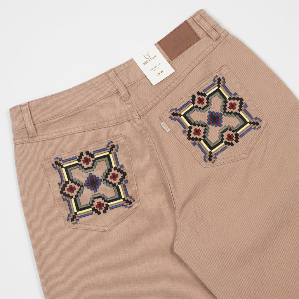 Women's BRIXTON Chloe 5 Pocket Pant in WASHED TIMELESS TAUPE