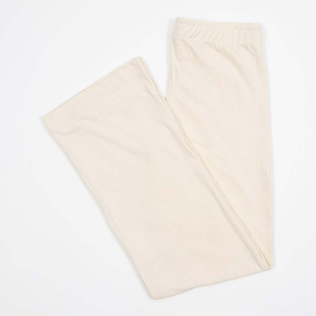 Womens BRIXTON Siesta Knit Trousers in Whitecap
