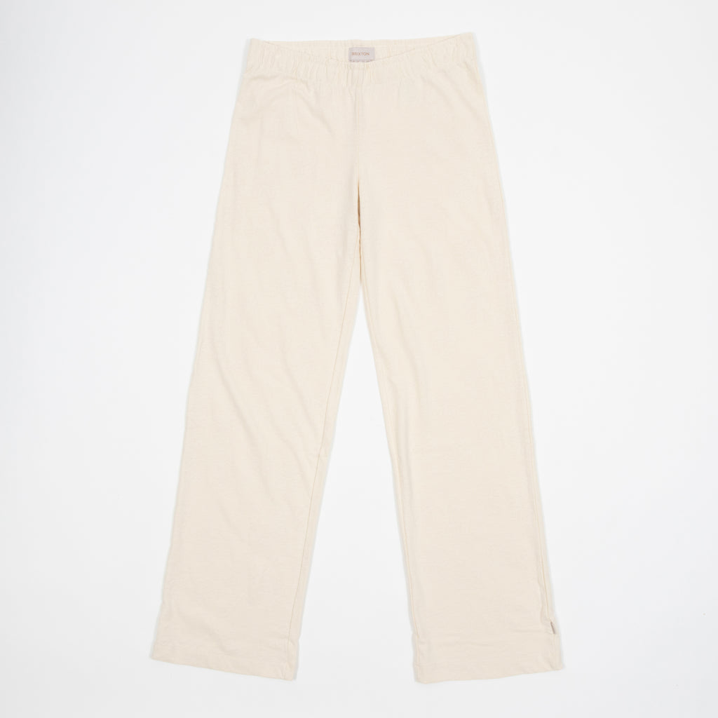 Womens BRIXTON Siesta Knit Trousers in Whitecap