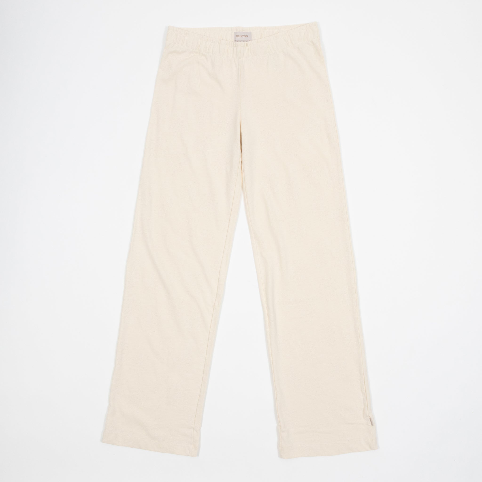 Womens BRIXTON Siesta Knit Trousers in Whitecap