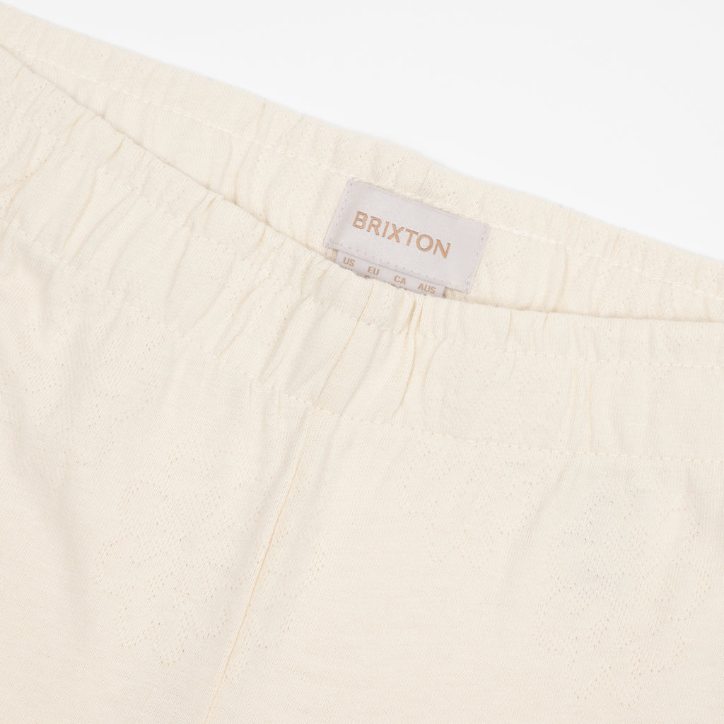 Womens BRIXTON Siesta Knit Trousers in Whitecap