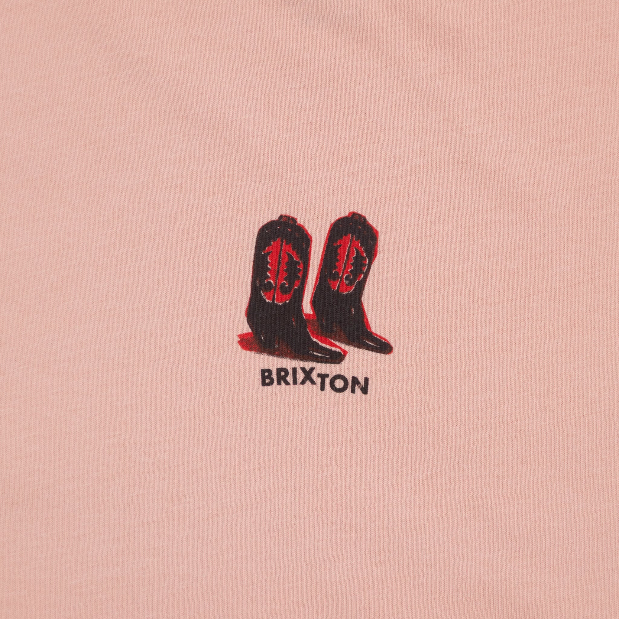 Womens BRIXTON Two Boots Slim T-Shirt in Pink