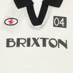 Women's BRIXTON Varsity T-Shirt in OFF WHITE / BLACK