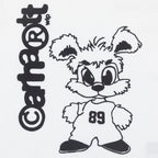 Womens CARHARTT IP Ringer Short Sleeve T-shirt in WHITE