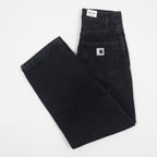 Womens CARHARTT WIP Brandon Jeans in Stone Washed Black — main view