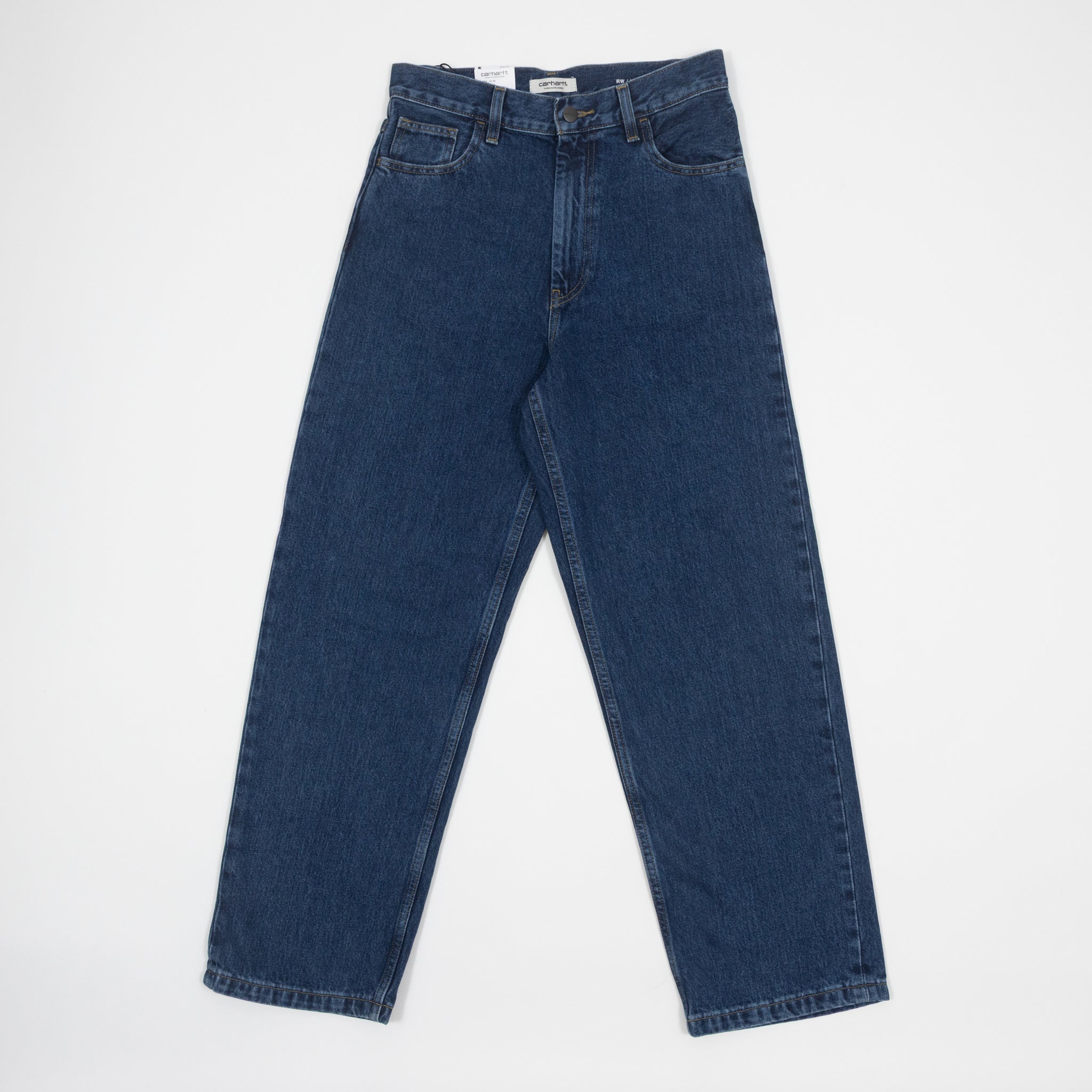 womens-carhartt-wip-brandon-jeans-stone-washed-blue — side profile