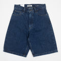 Womens CARHARTT WIP Brandon Shorts in Blue — main view
