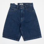 Womens CARHARTT WIP Brandon Shorts in Blue — main view