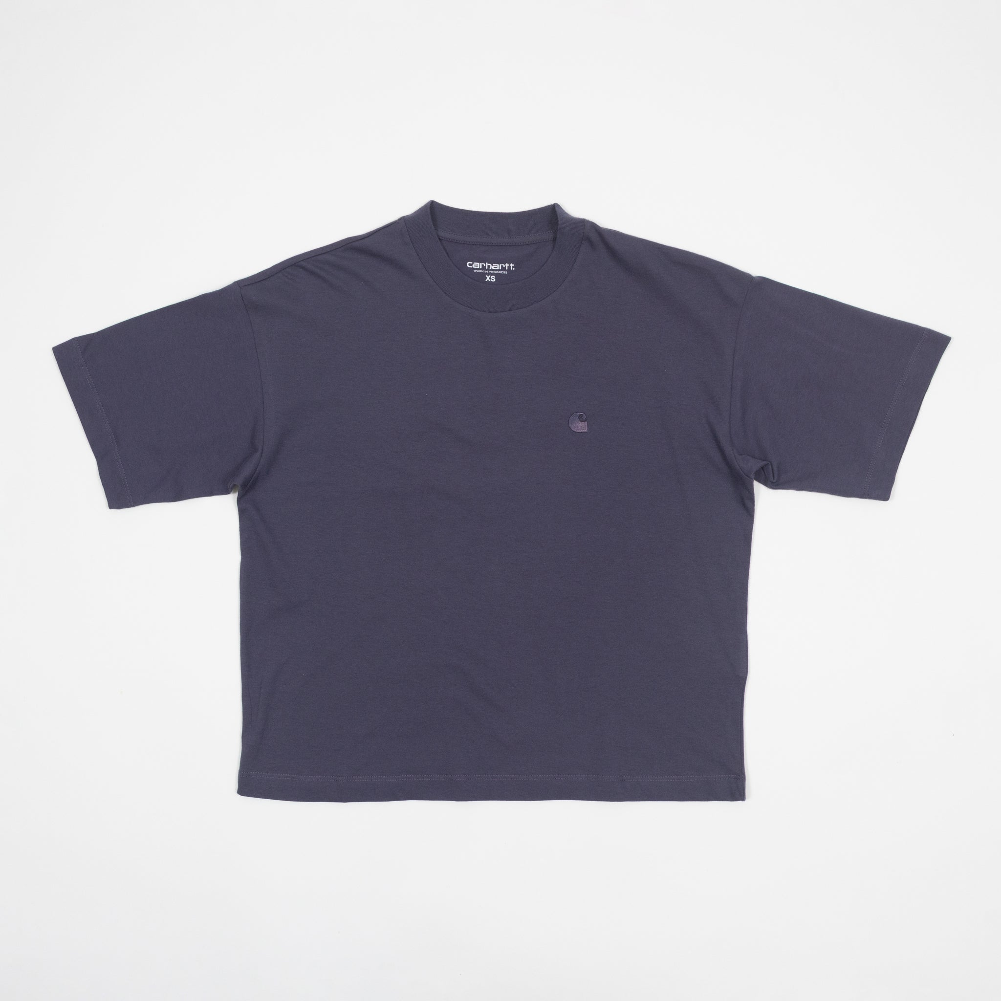 Womens CARHARTT WIP Chester T-Shirt in Shady Purple — main view