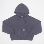 Women's CARHARTT WIP Hoggard Sweat Jacket in Shady Purple