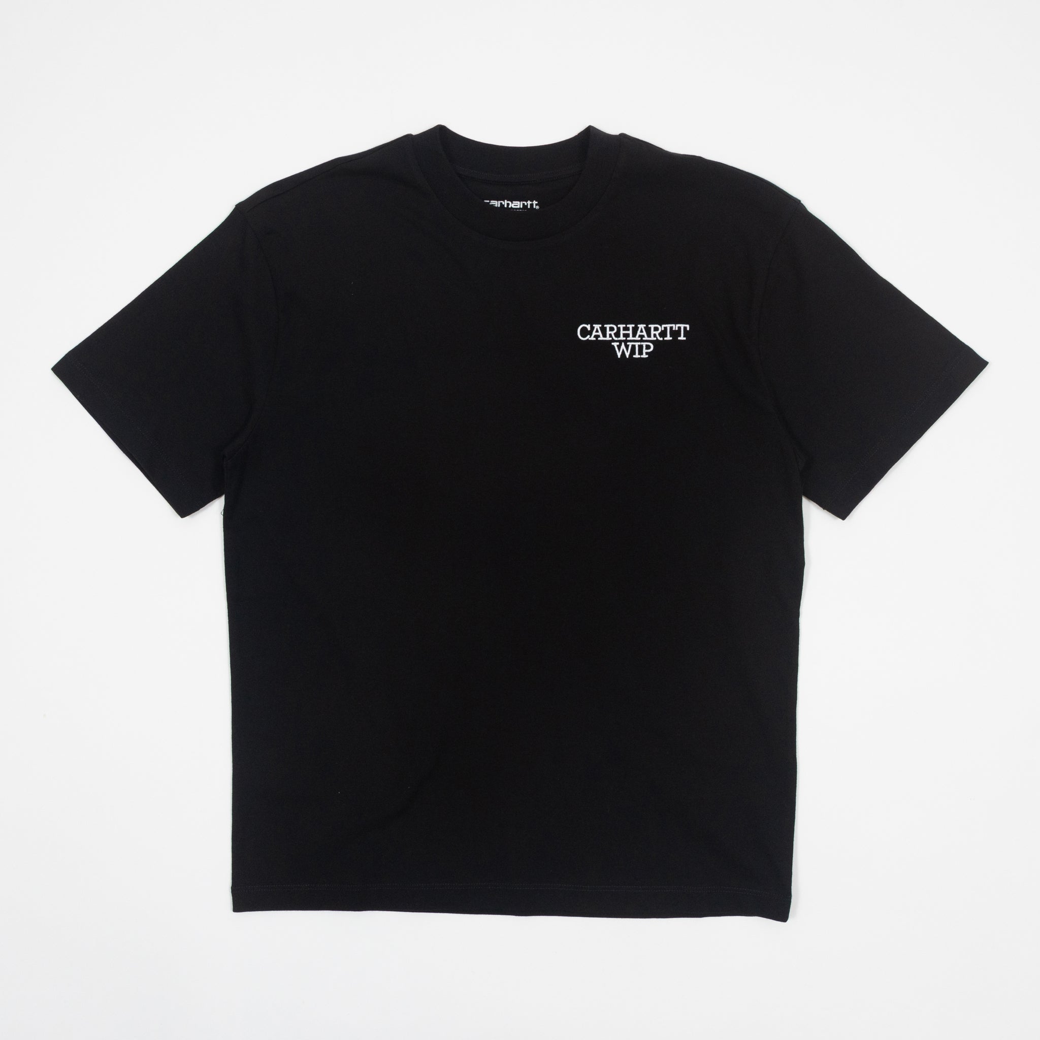 Womens CARHARTT WIP Hugging Cats T-Shirt in Black — main view