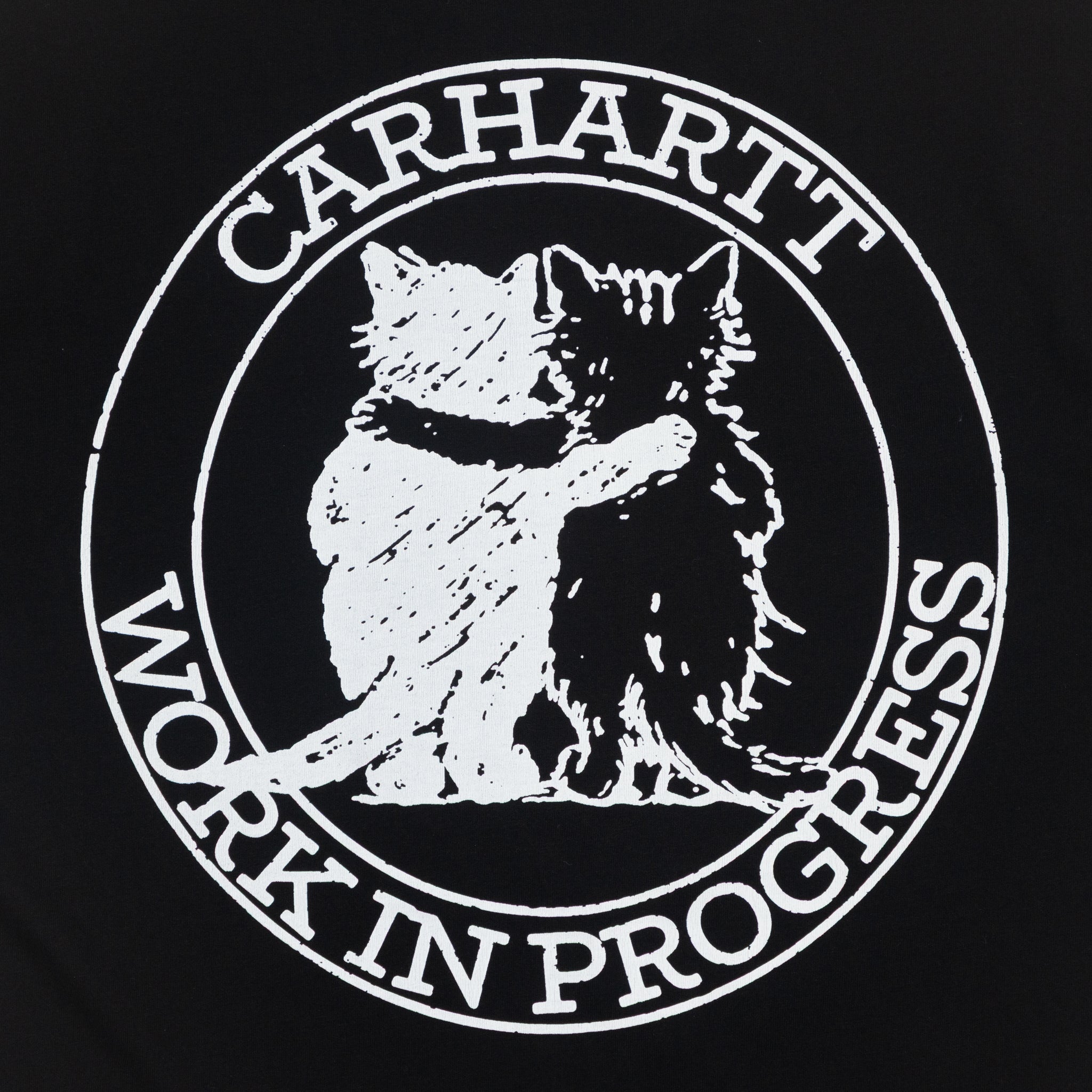 womens-carhartt-wip-hugging-cats-t-shirt-black — detail view