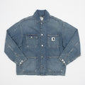 Women's CARHARTT WIP OG Michigan Coat in Splatter Blue