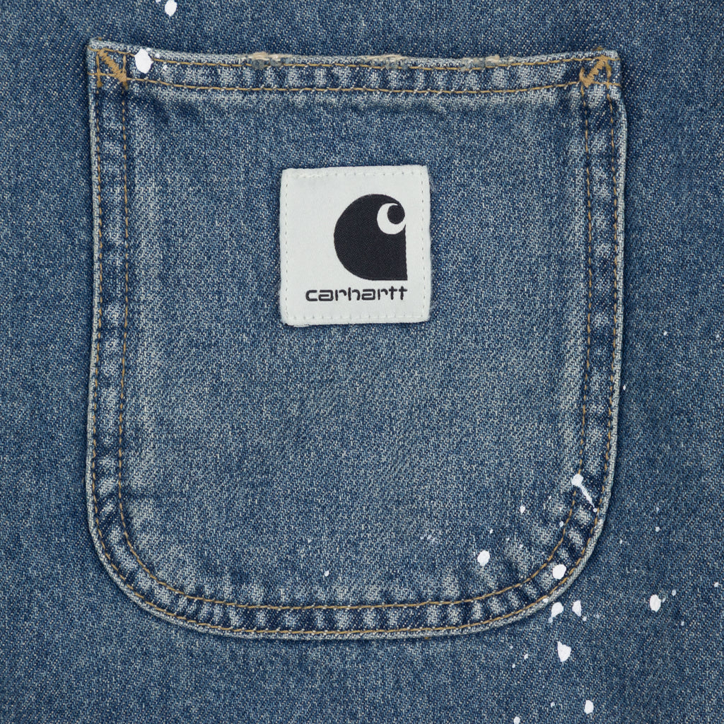 Women's CARHARTT WIP OG Michigan Coat in Splatter Blue