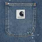 Women's CARHARTT WIP OG Michigan Coat in Splatter Blue
