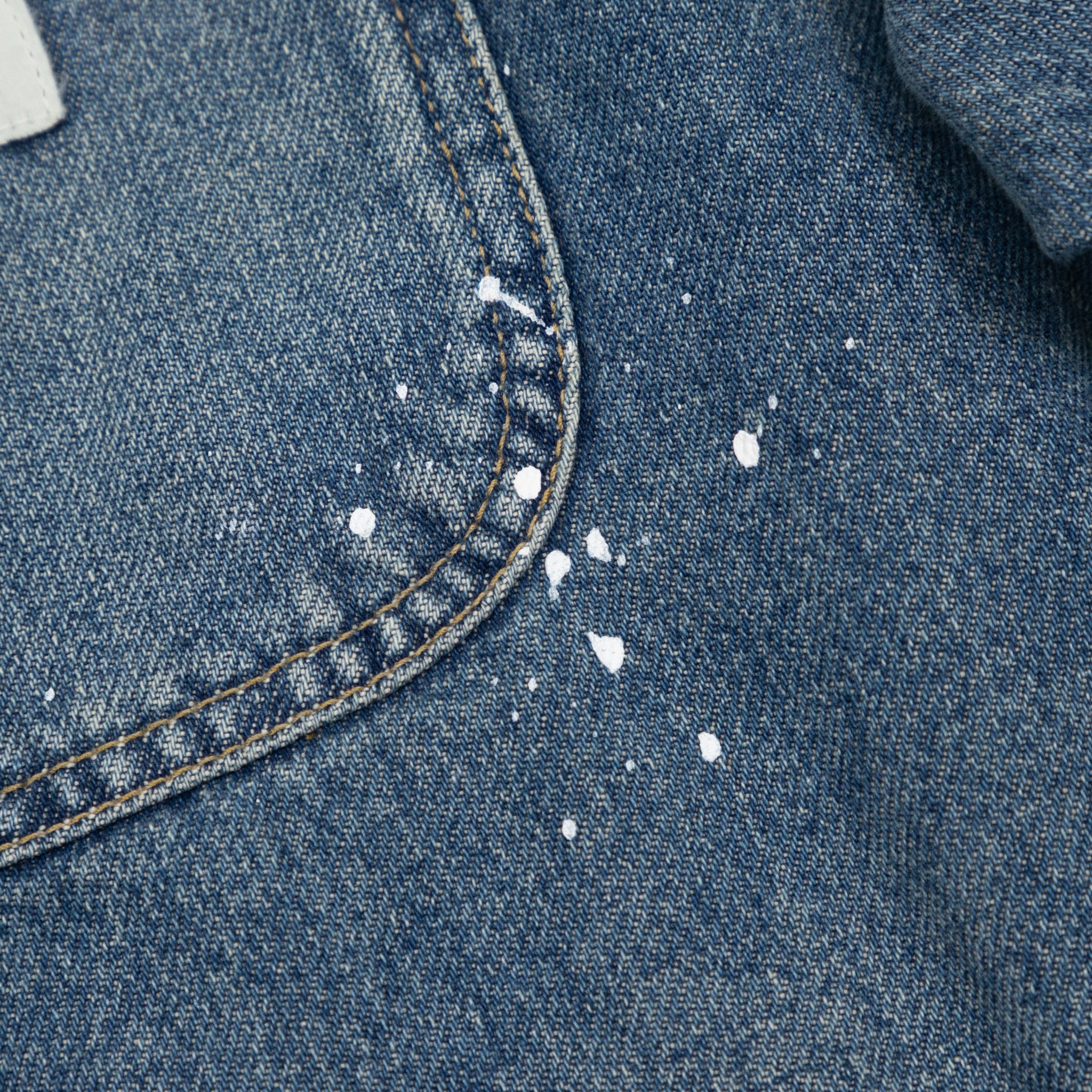 Women's CARHARTT WIP OG Michigan Coat in Splatter Blue